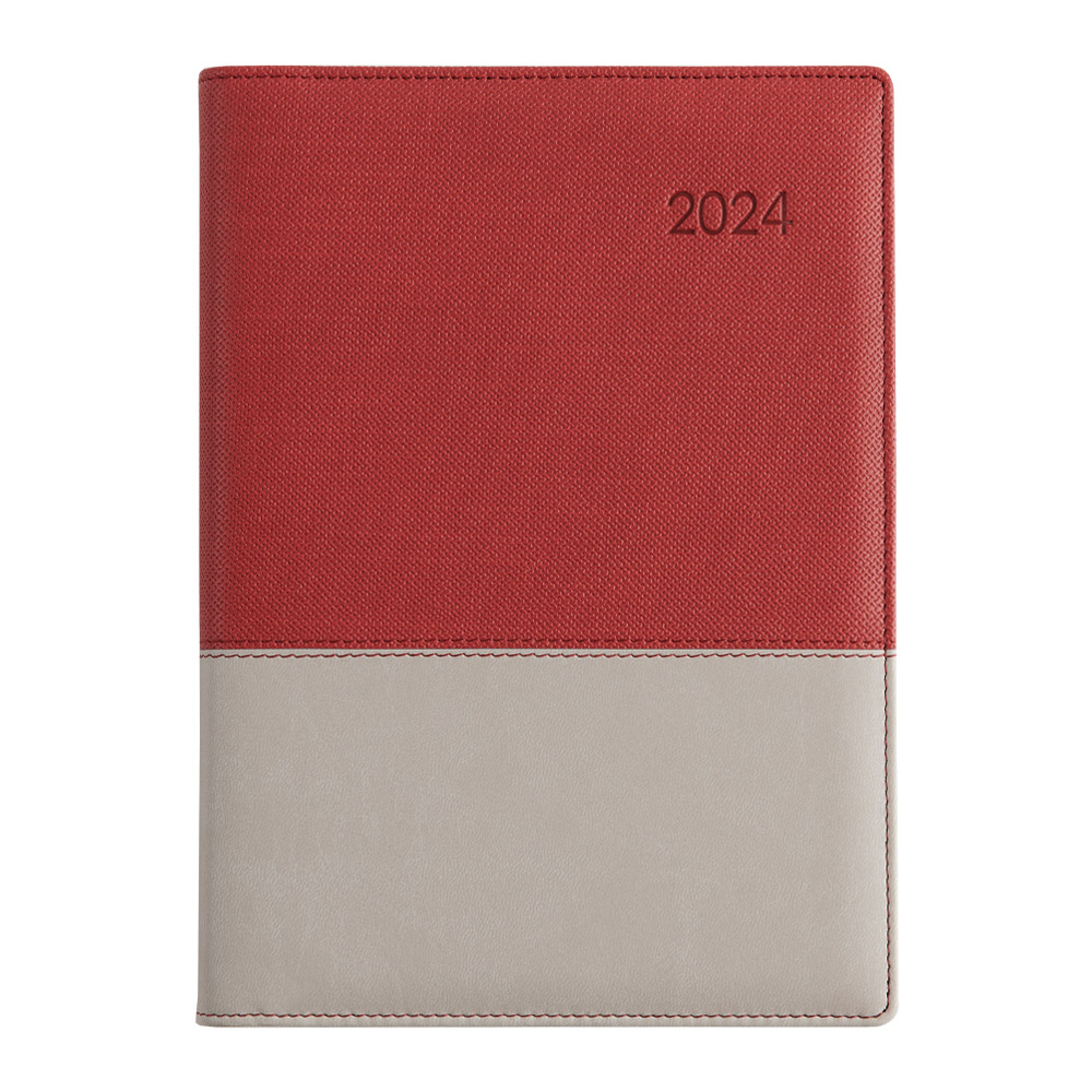 2024 에이피원 에이블플래너 다이어리 AP5 TW Diary 25절/ 월간노트(224P)- 레드 소량인쇄 가능