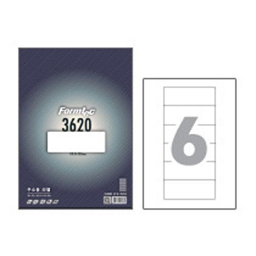 폼텍 레이저/잉크젯라벨 LQ-3620 6분류 A4 [20매]