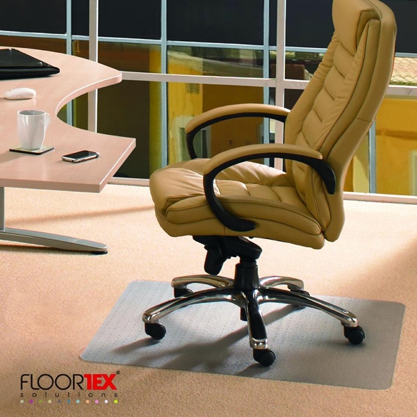 (영)Floortex 플로어텍스 의자바닥매트 카페트용 DP119 체어매트 (카페트 12mm 이상에 사용) 고급매트(119 x 89(cm) 의자바닥 긁힘 방지매트